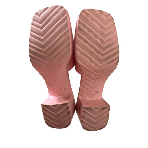 Gucci Blush Pink Slide Sandals - Picture 4 of 4